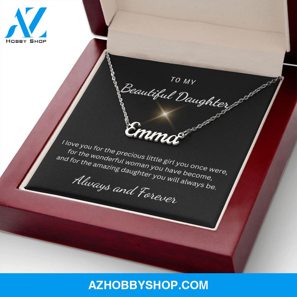 Personalized Name Necklace for Daughter