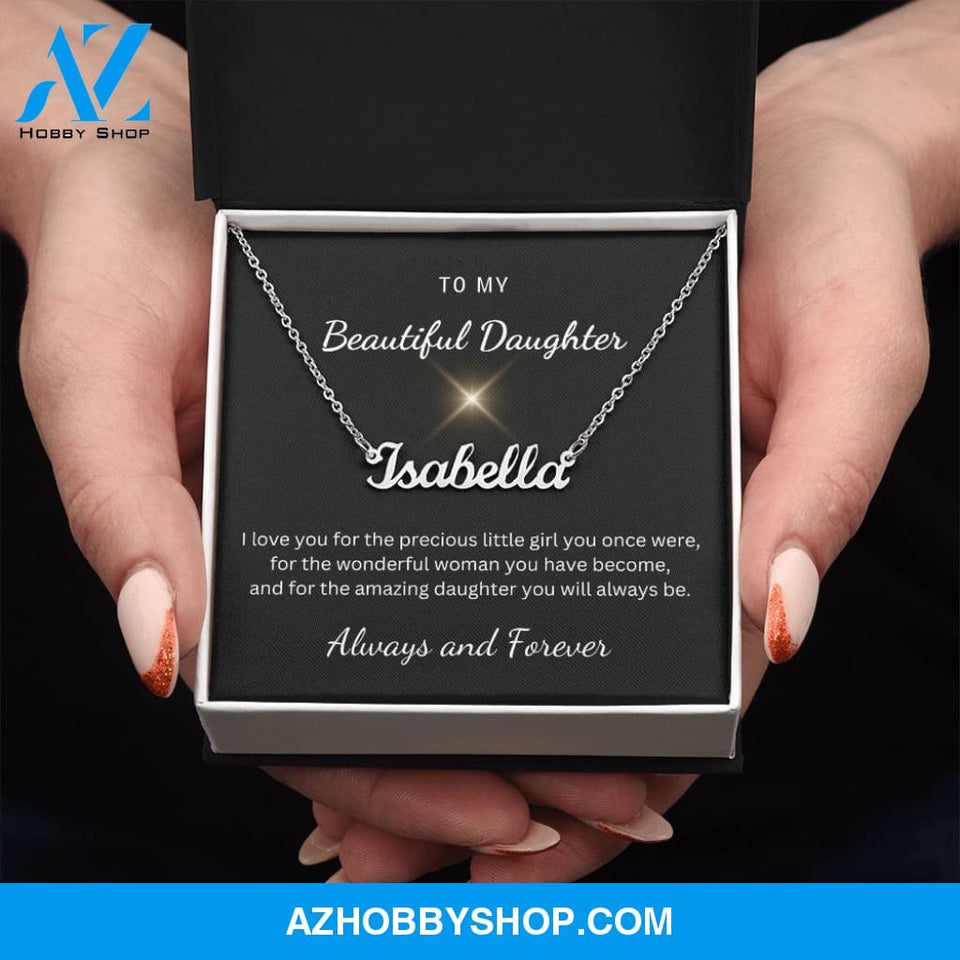 Personalized Name Necklace for Daughter