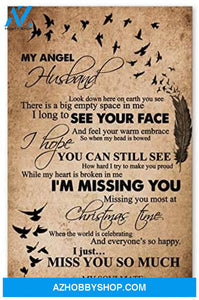 Personalized To My Angel Husband Great Gifts For Husband Posters