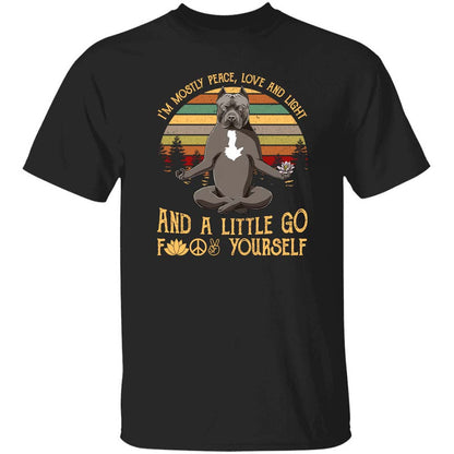 Pit bull - I'm mostly peace and a little go F yourself Apparel