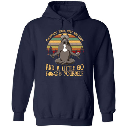 Pit bull - I'm mostly peace and a little go F yourself Apparel