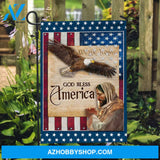 Pray for healing, Big eagle, US flag painting, God bless America - Jesus Flag