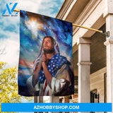 Pray with Jesus, Pray for healing, Beautiful galaxy drawing, Cross symbol - Jesus Flag