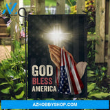Praying hand, Amazing cross, US flag, God bless America - Jesus Flag