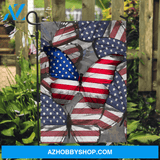 Pretty butterfly, US flag, Gift for butterfly lover - Jesus Flag