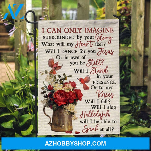Red cardinals. Red rose, Flower vase, I can only imagine surrounded by your glory- Jesus Flag