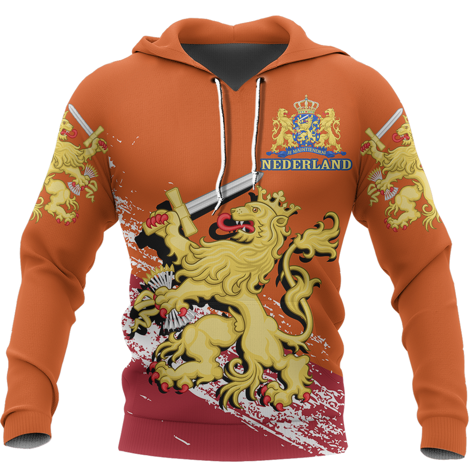 Unisex Hoodie All Over Print Lion Gifts The Netherlands Lion Gifts Unisex Hoodie