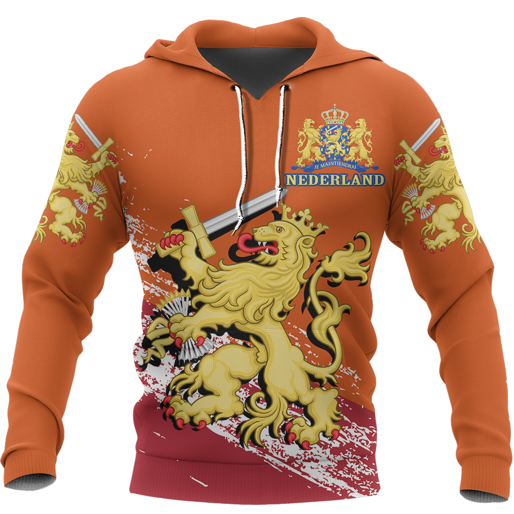 Unisex Hoodie All Over Print Lion Gifts The Netherlands Lion Gifts Unisex Hoodie