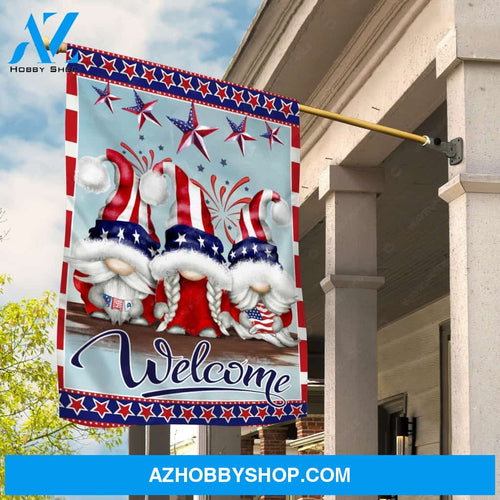 Santa Claus, US flag, Amazing star, Welcome - Jesus Flag