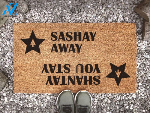 Sashay Away Shantay You Stay Door Mat - RuPaul's Drag Race Doormat - Fun Doormat
