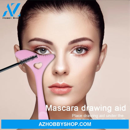 Silicone Stencils For Eyeliner Mascara Lipstick ! Reusable Eye Makeup Aid Tool.
