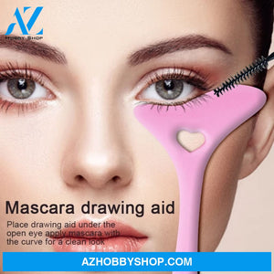 Silicone Stencils For Eyeliner Mascara Lipstick ! Reusable Eye Makeup Aid Tool.