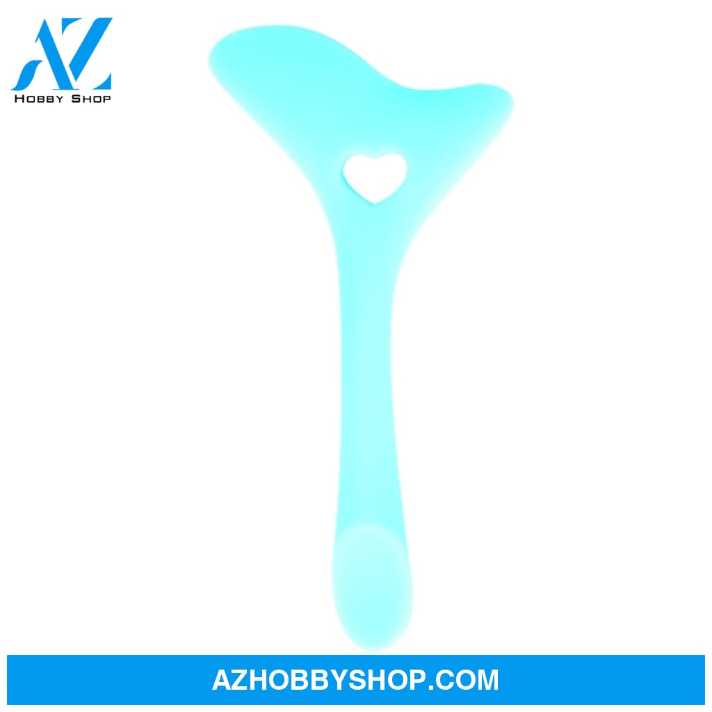 Silicone Stencils For Eyeliner Mascara Lipstick ! Reusable Eye Makeup Aid Tool. Blue