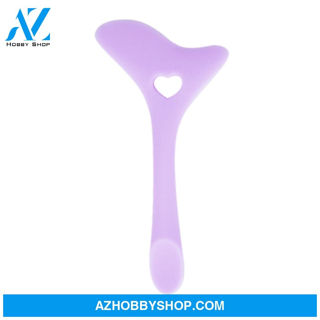 Silicone Stencils For Eyeliner Mascara Lipstick ! Reusable Eye Makeup Aid Tool. Purple