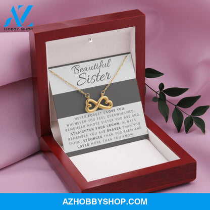 Sister - Always There For You - Infinity Necklace