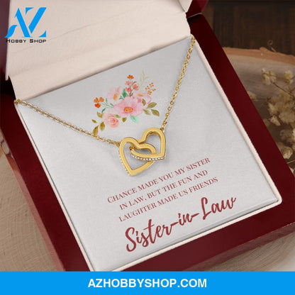 Sister in Law - Special Connection - Interlocking Hearts Necklace
