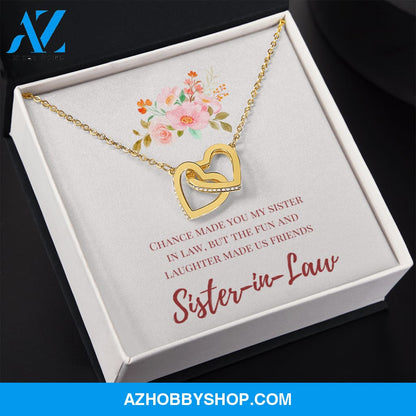 Sister in Law - Special Connection - Interlocking Hearts Necklace