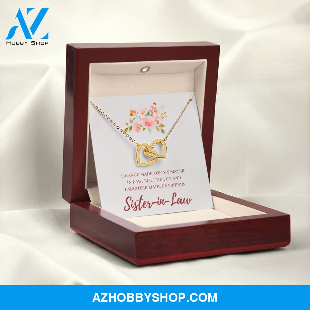Sister in Law - Special Connection - Interlocking Hearts Necklace
