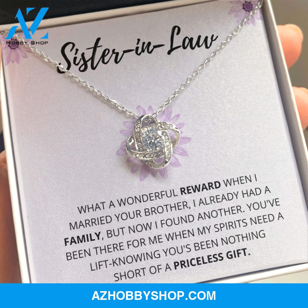 Sister In Law - Wonderful Reward - Love Knot Necklace