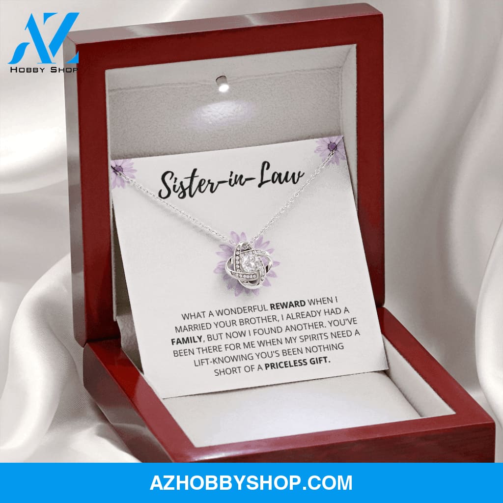 Sister In Law - Wonderful Reward - Love Knot Necklace