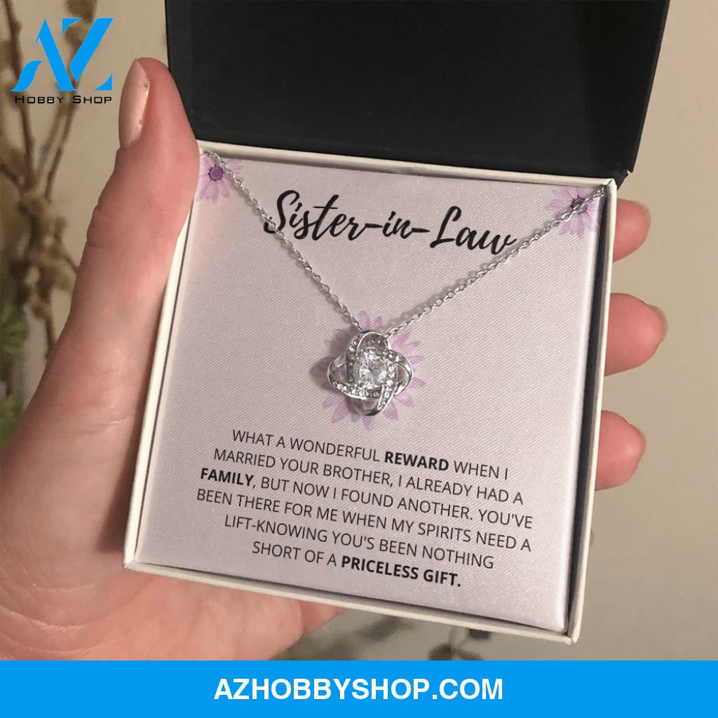 Sister In Law - Wonderful Reward - Love Knot Necklace