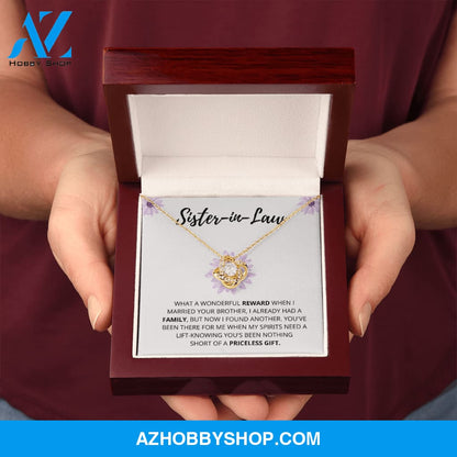 Sister In Law - Wonderful Reward - Love Knot Necklace