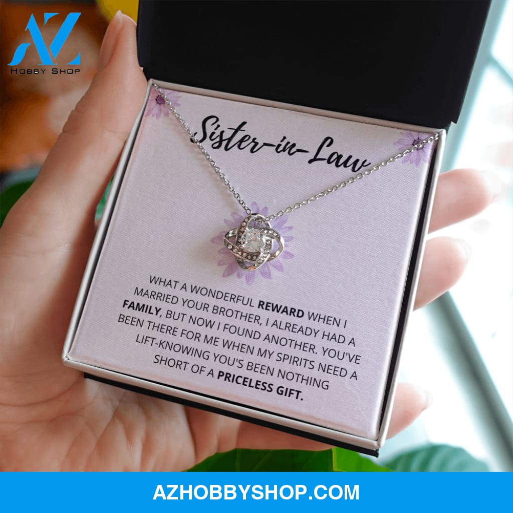 Sister In Law - Wonderful Reward - Love Knot Necklace