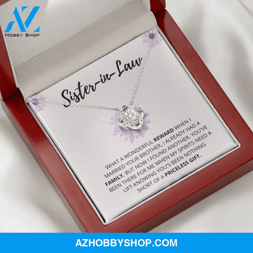 Sister In Law - Wonderful Reward - Love Knot Necklace