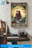 [CUSTOM] Skellington Moonlight You And Me We Got This Halloween Canvas And Poster