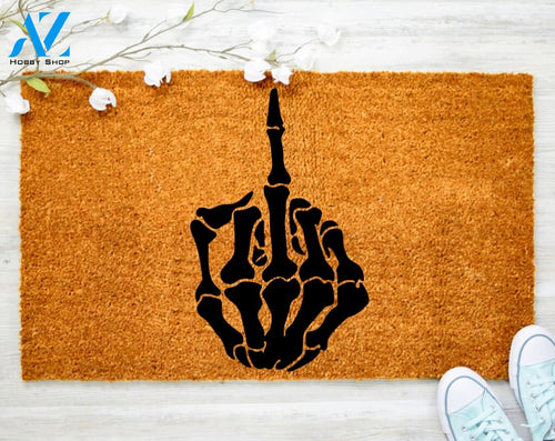 Skull Hand Decor Doormat Skull Shit Doormat Family AF Doormat Decorating Porch Decor Housewarming Doormat