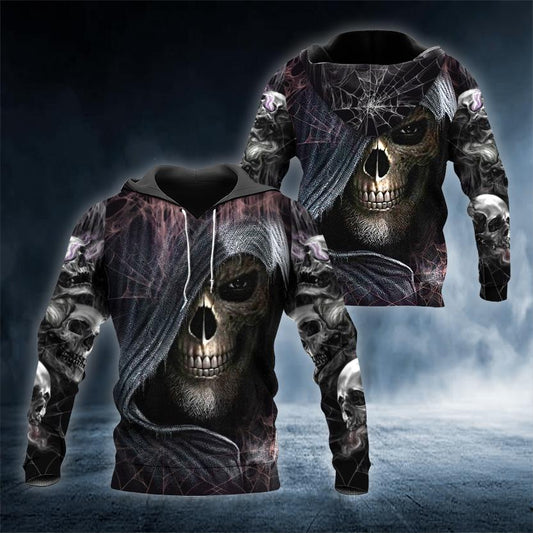 Ghost Inside IDC IDK Skull 3D All Over Printed US Unisex Size Hoodie