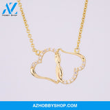 (Smokin' Hot Wife) Last Everything - Solid Gold with Diamonds Necklace