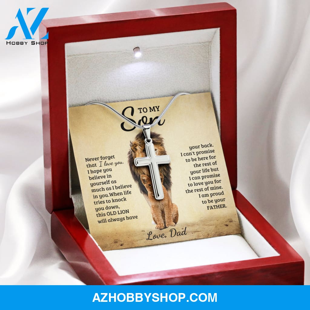 Son - Always Proud Of You - Cross Gift Necklase
