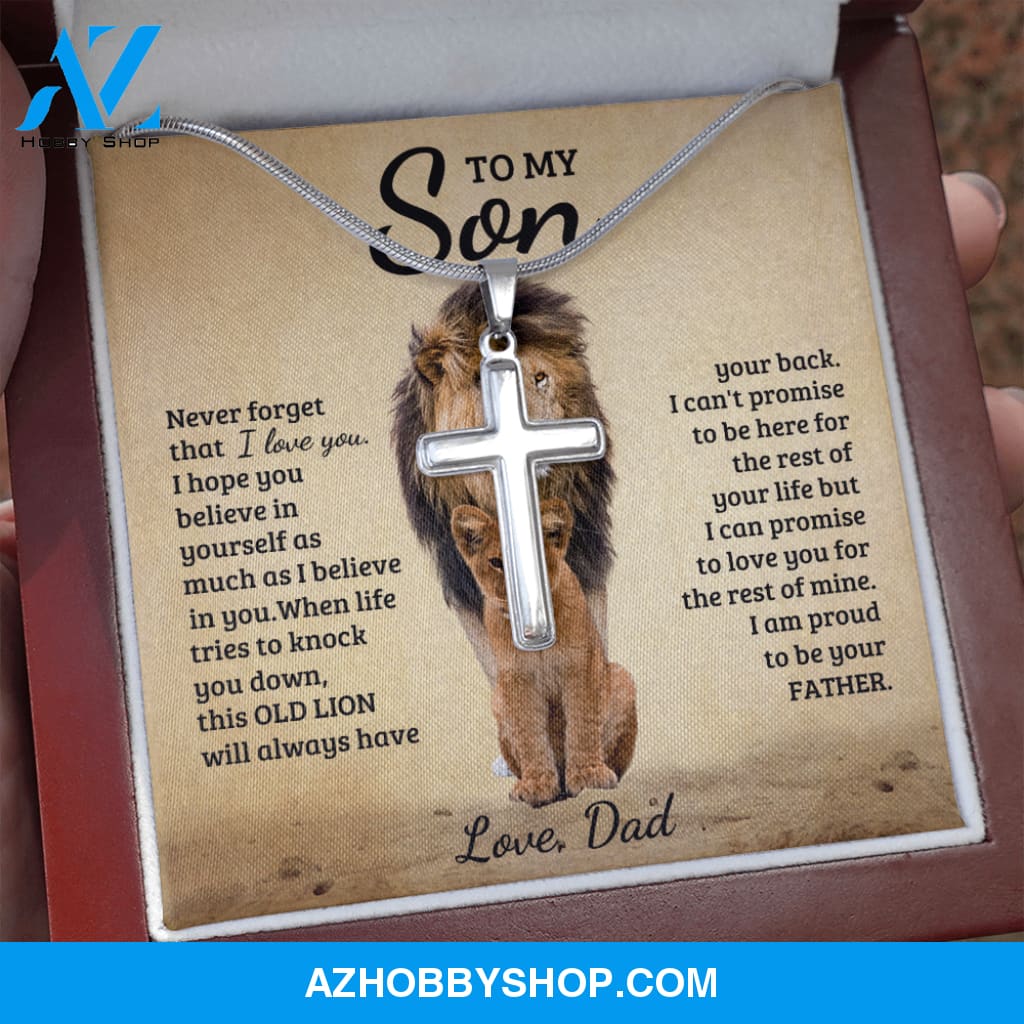 Son - Always Proud Of You - Cross Gift Necklase