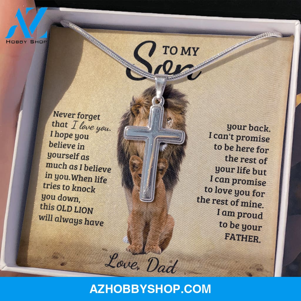 Son - Always Proud Of You - Cross Gift Necklase