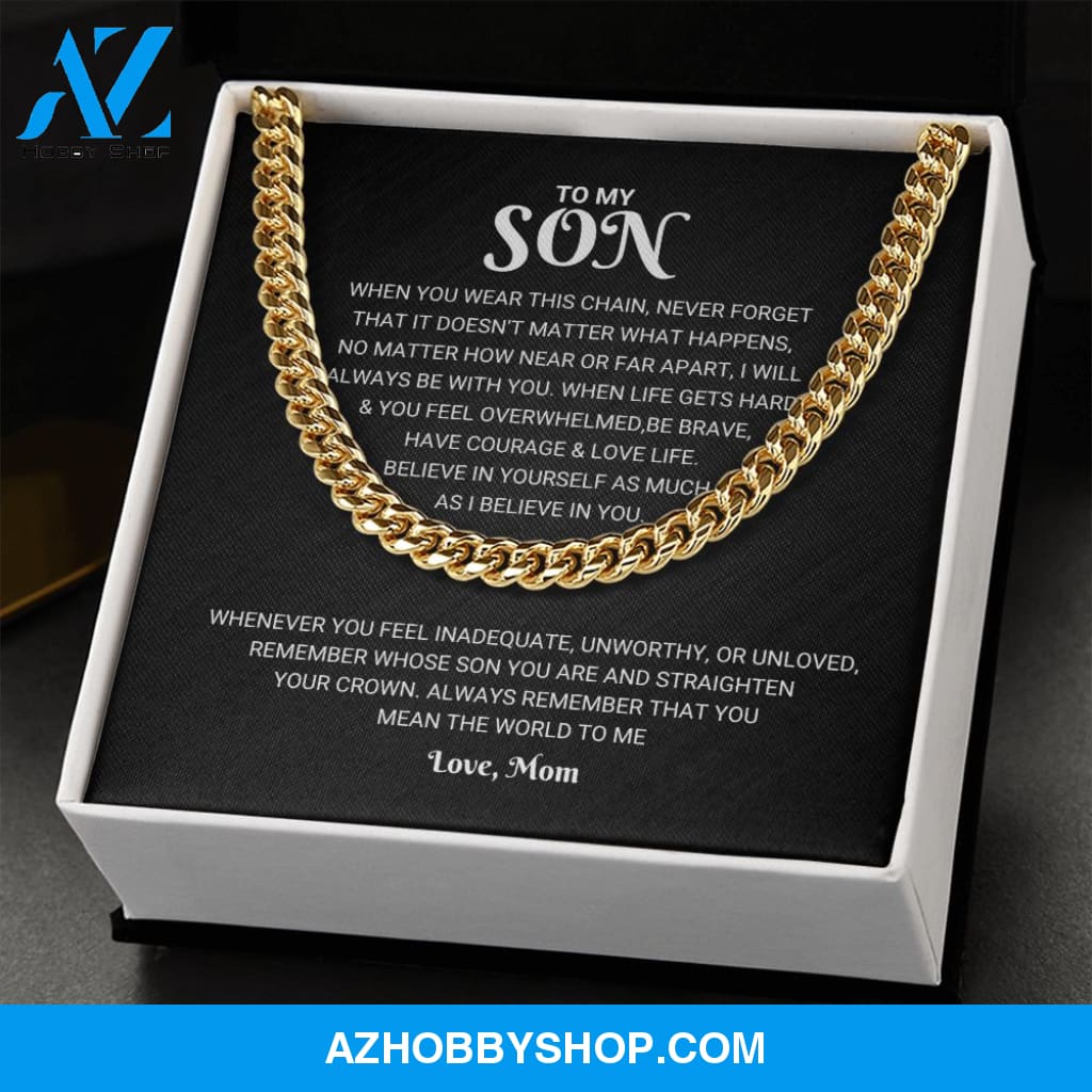 Son - Always Remember - Cuban Link Chain