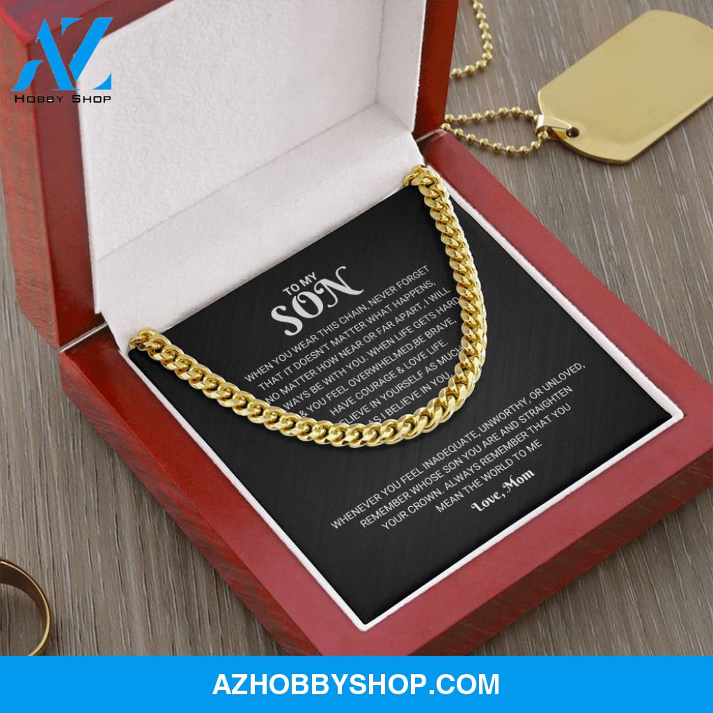 Son - Always Remember - Cuban Link Chain