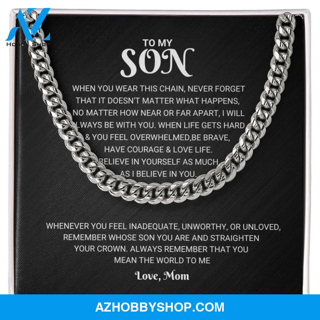 Son - Always Remember - Cuban Link Chain