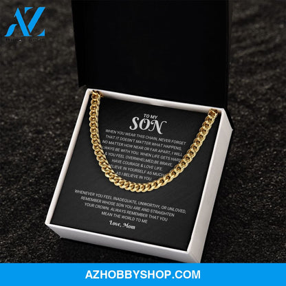 Son - Always Remember - Cuban Link Chain