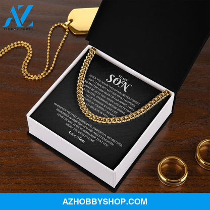 Son - Always Remember - Cuban Link Chain