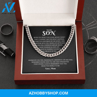 Son - Always Remember - Cuban Link Chain