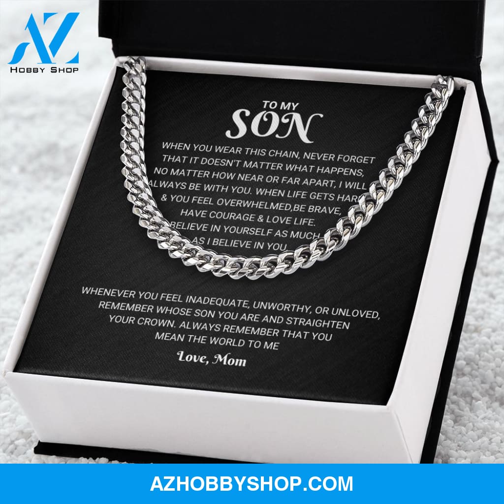 Son - Always Remember - Cuban Link Chain