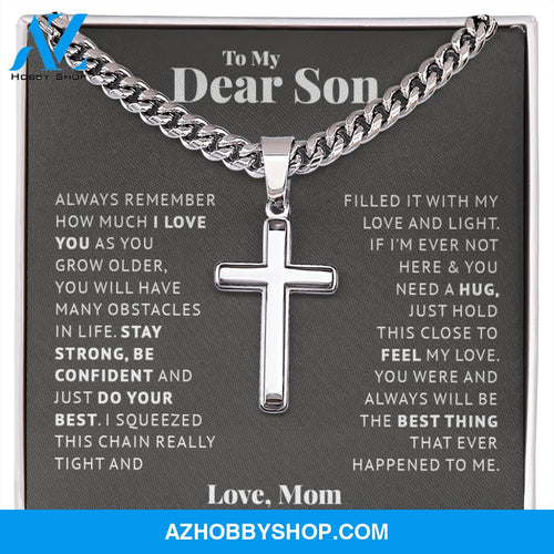 Son - Be Confident - Cross Cuban Link Chain