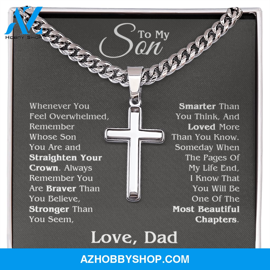 Son - Beautiful Chapter - Cross Cuban Link Chain