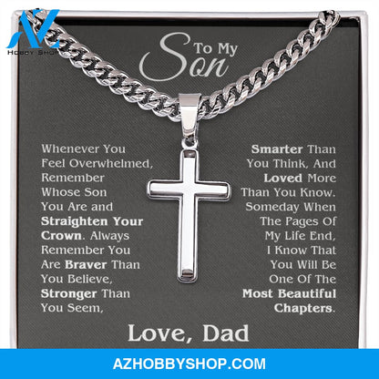 Son - Beautiful Chapter - Cross Cuban Link Chain