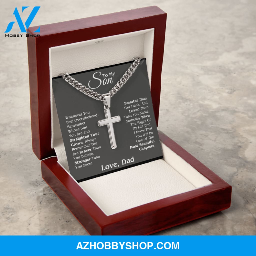 Son - Beautiful Chapter - Cross Cuban Link Chain