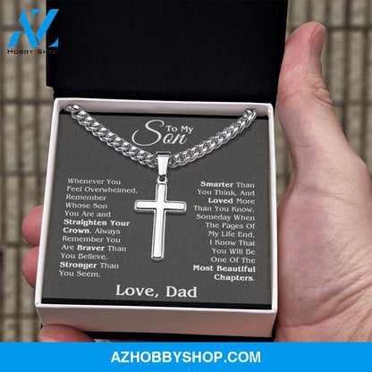 Son - Beautiful Chapter - Cross Cuban Link Chain