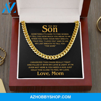 Son - Hug & Hold - Cuban Link Chain