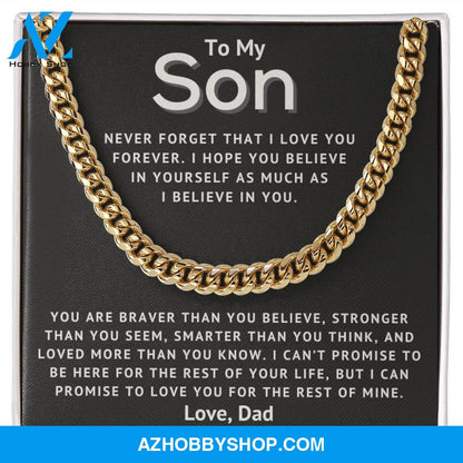 Son - I Believe In You - Cuban Link Chain