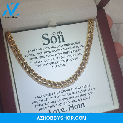 Son - Love & Light - Cuban Link Chain